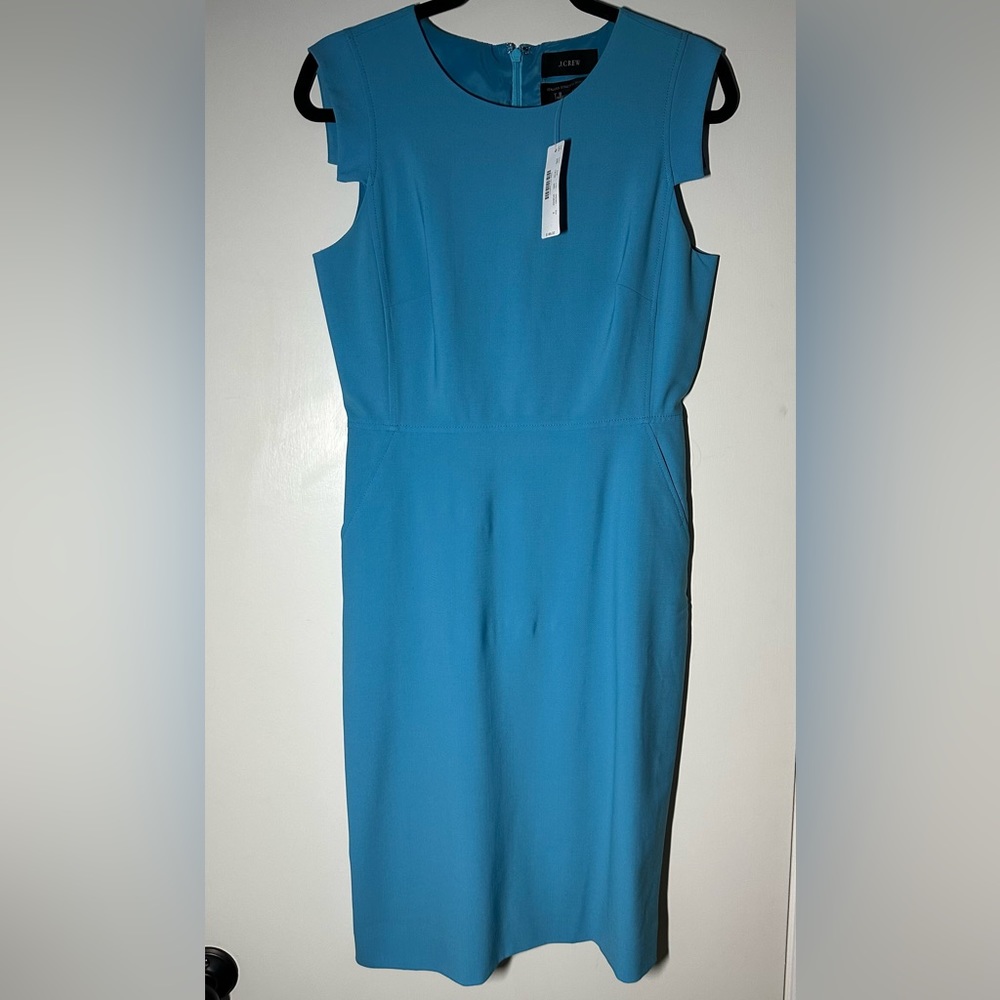 NWT J.Crew Dress Italian Stretch Wool